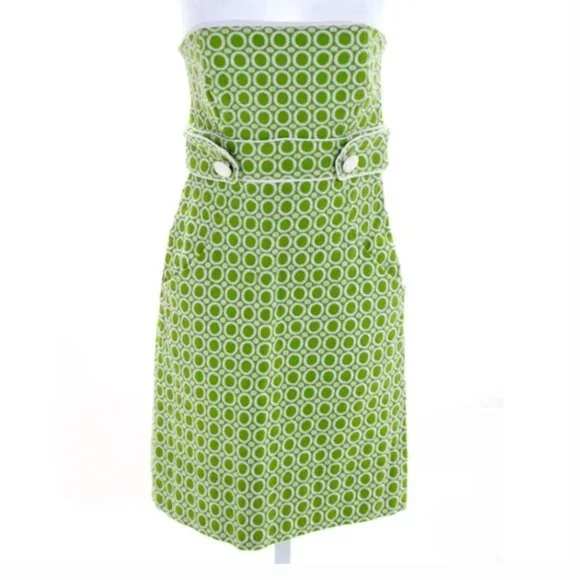 Shoshanna Dresses | Shoshanna Green And White Dress Size 2 | Color: Green/White | Size: 2 | Andamini's Closet Shoshanna Dresses | Shoshanna Green And White Dress Size 2 | Color: Green/White | Size: 2 | Andamini's Closet